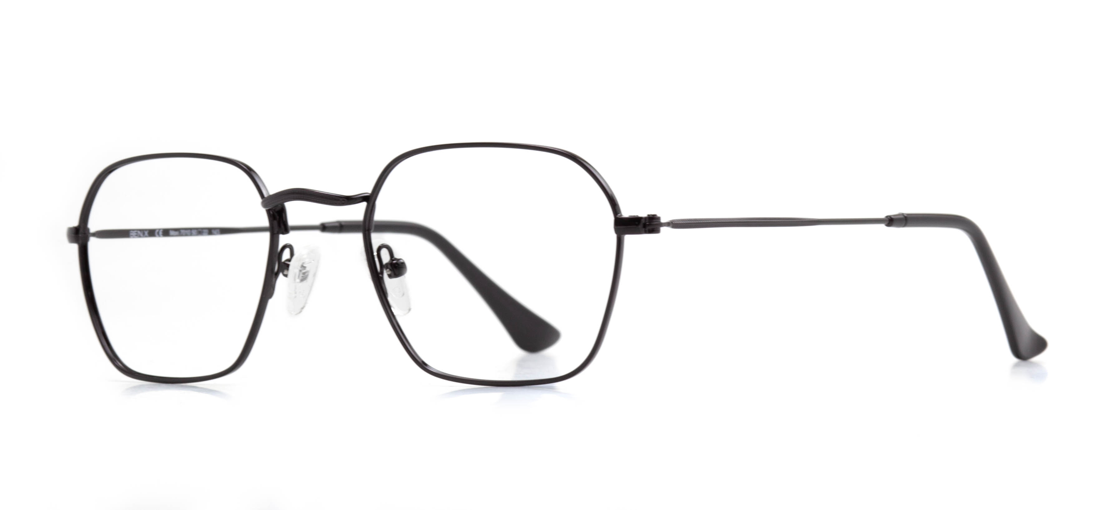 BENX Eyeglasses Teenage Man,Woman,Unisex Geometrical Full-Rimmed Metal Unfiltered BXMTL 7010.50-C.06